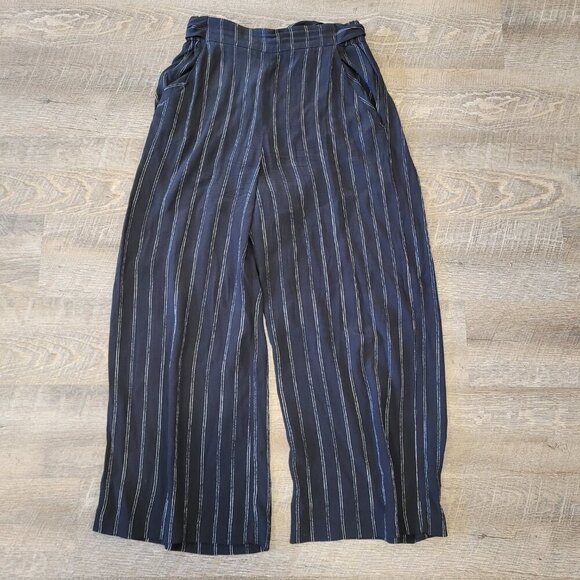 WILFRED | Aritzia Faun Striped Wide-Leg Pant | Sz. S - Picture 5 of 11